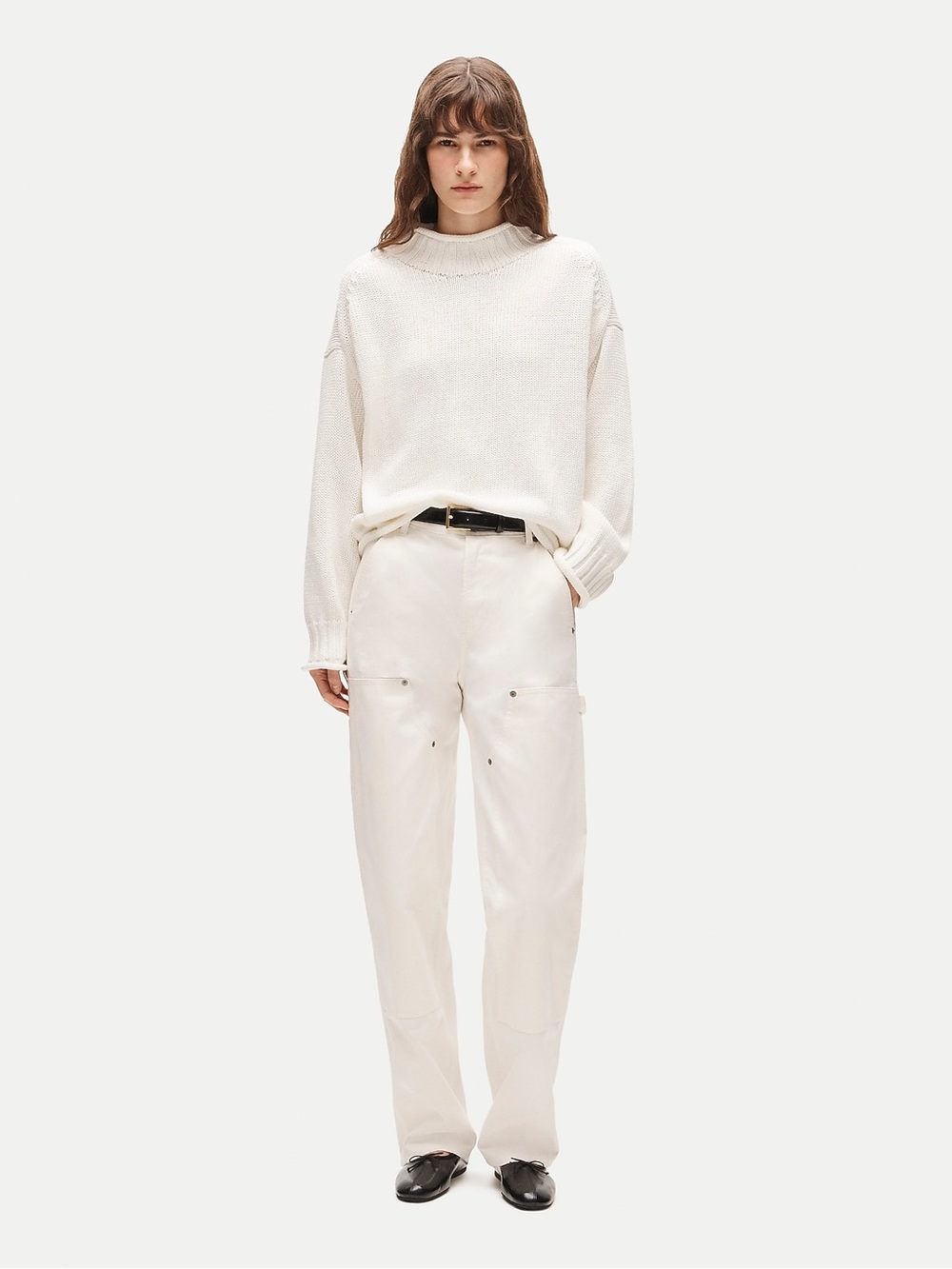 J. Crew 2025 Rollneck sweater in Ivory Size Small NWT